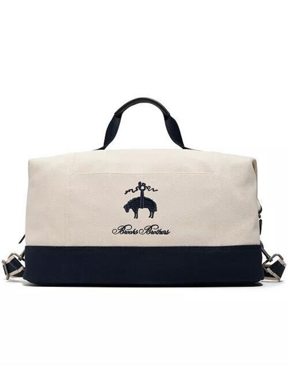 Brooks Brother Men's Lafayette Textile Duffle Bag